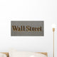Wall Street Plaque Wall Decal