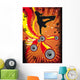 Retro Break Dancer Wall Decal