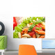 Serving Colored Penne Pasta Wall Decal