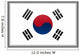 Flag South Korea Wall Decal