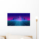 Retro Futuristic Skyscraper Wall Decal