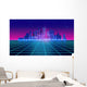 Retro Futuristic Skyscraper Wall Decal