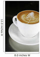 Cappuccino Latte Art Wall Decal