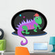 Alien Lizard Shell Wall Decal
