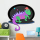 Alien Lizard Shell Wall Decal