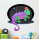 Alien Lizard Shell Wall Decal
