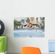 Parisian Ginger Portrait Wall Decal