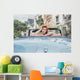 Parisian Ginger Portrait Wall Decal