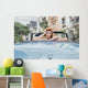 Parisian Ginger Portrait Wall Decal