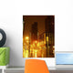 Wet Night City Wall Decal