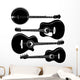 Acoustic Guitars and Banjo Wall Stickers Wall Decal