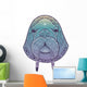 Vector Poster with Walrus Wall Decal