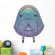 Vector Poster with Walrus Wall Decal