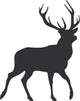Silhouette Buck Wall Decal