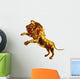 Golden Lion Wall Decal