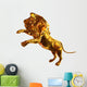 Golden Lion Wall Decal