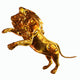 Golden Lion Wall Decal