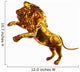 Golden Lion Wall Decal