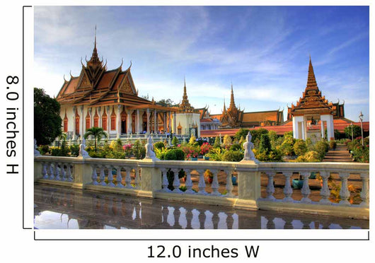 Silver Pagoda Phnom Penh Wall Decal