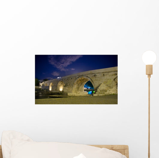 Famous Stone Bridge Skopje Wall Decal