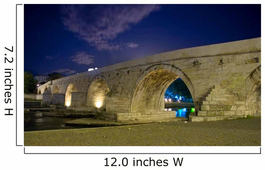Famous Stone Bridge Skopje Wall Decal