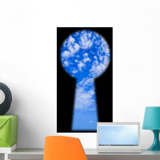Sky Keyhole Wall Decal