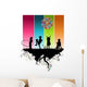 Kids Playing Wall Decal