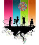 Kids Playing Wall Decal