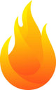 Fire Icon Logo Design Wall Decal