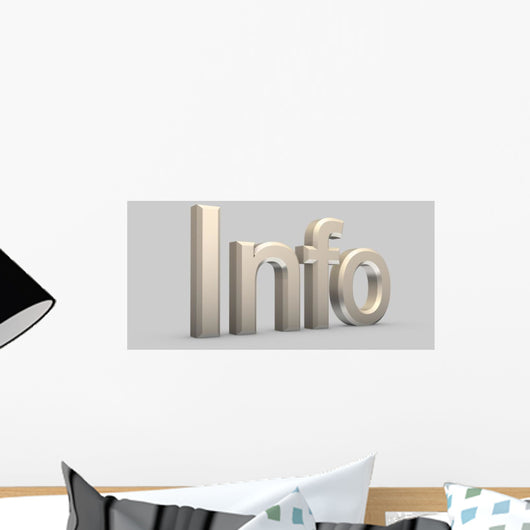 Info Wall Decal