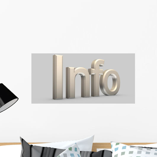 Info Wall Decal