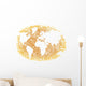 World Fingerprint Wall Decal