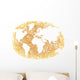 World Fingerprint Wall Decal