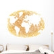 World Fingerprint Wall Decal