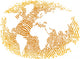 World Fingerprint Wall Decal
