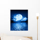 Blue Moon Wall Decal
