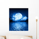 Blue Moon Wall Decal
