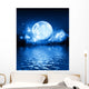 Blue Moon Wall Decal