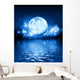 Blue Moon Wall Decal