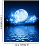 Blue Moon Wall Decal