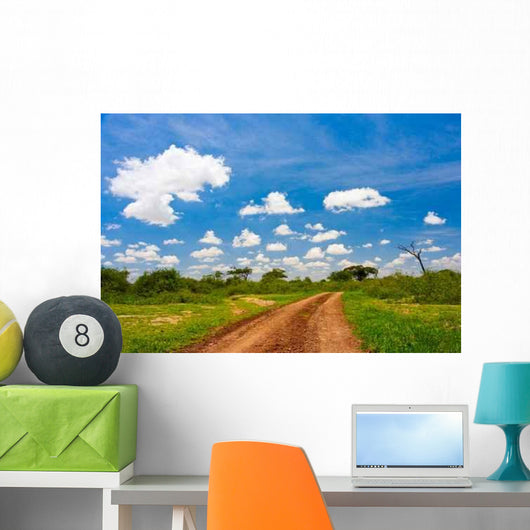 Dirt Road Wall Decal Design 1