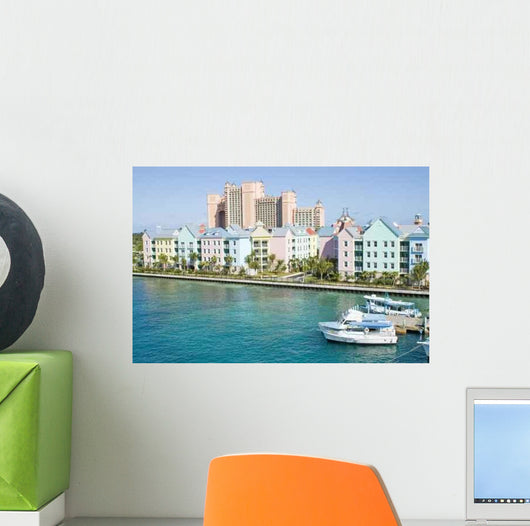Atlantis Village Wall Decal