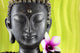 Lime Buddha Zen Wall Decal