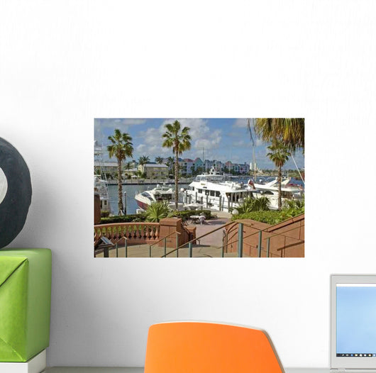 Nassau Yacht Harbor Wall Decal