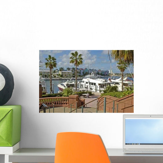 Nassau Yacht Harbor Wall Decal
