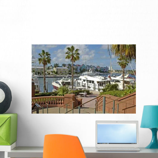 Nassau Yacht Harbor Wall Decal