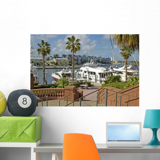 Nassau Yacht Harbor Wall Decal