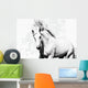 White Arabian Horse Stallion Wall Decal