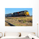 Double Engine Locomotive Train Wall Decal
