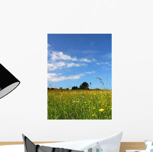 Flowers Fields 1 Wall Decal